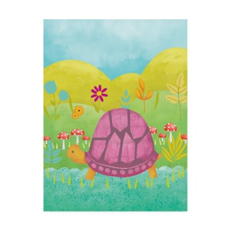 Chariklia Zarris 'Happy Turtle II' Canvas Art,18x24
